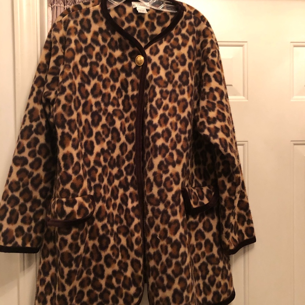 Animal print jacket